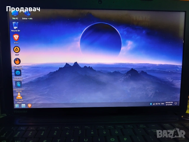 TOSHIBA 15.6",Четириядрен 2.40GHz,4GB,500GB HDD, снимка 3 - Лаптопи за дома - 54897896