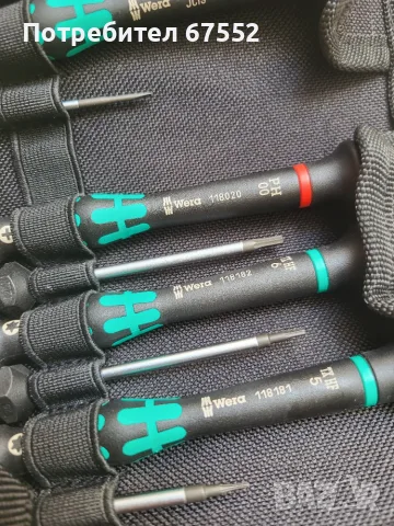 Прецизни отвертки Wera 073675, неупотребявани., снимка 6 - Отвертки - 55425335
