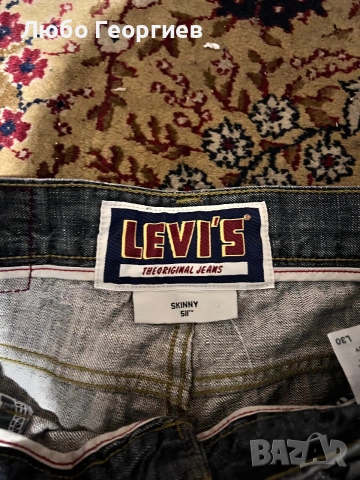 Дънки Levi’s 511 Skinny Fit, снимка 2 - Панталони - 55037048