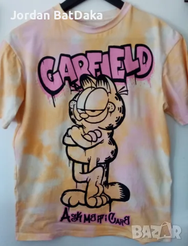 Тениска Garfield S#, снимка 4 - Тениски - 55678274