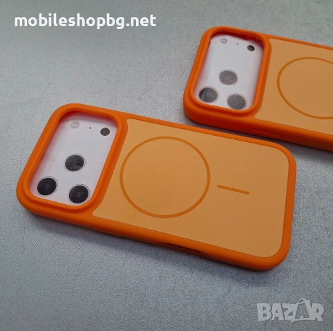 оранжев кейс MagSafe iPhone 17 Pro Max /iPhone 17 Pro , снимка 3 - Калъфи, кейсове - 55210646