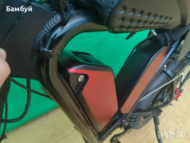 Custom Dual Motor AWD Fat E-Bike 2000W / 48V 44Ah / Off-Road Build, снимка 8 - Велосипеди - 55181303