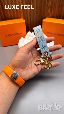 Louis VUITTON 🫟 Естествена Кожа 🫟Ключодържатели , снимка 5 - Портфейли, портмонета - 54577427
