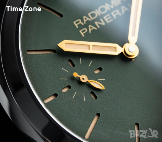 Panerai Radiomir 8 Days 45mm Steel Green Dial Automatic, снимка 6 - Мъжки - 54779982