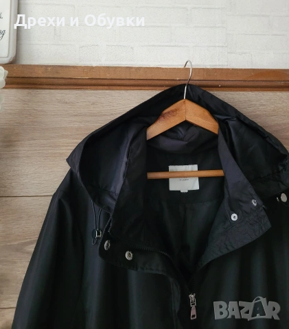 Черно яке с качулка пролетно есенен модел , снимка 9 - Якета - 54095611