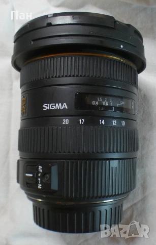 Широкоъгълен обектив Sigma AF 10-20 F3.5 EX DC HSM за Canon