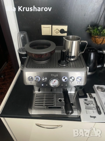 Кафемашина Sage barista express , снимка 2 - Кафемашини - 54691068