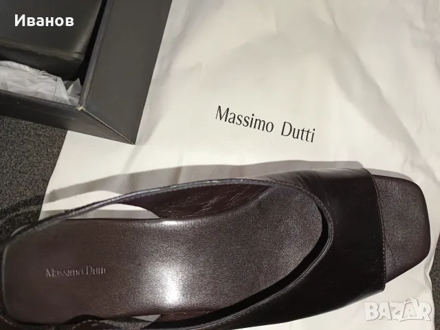 Сандали с дървена платформа-Massimo Dutti, снимка 2 - Сандали - 55418848