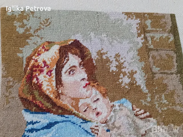Гоблен Мадона Феручи , снимка 2 - Гоблени - 55435566