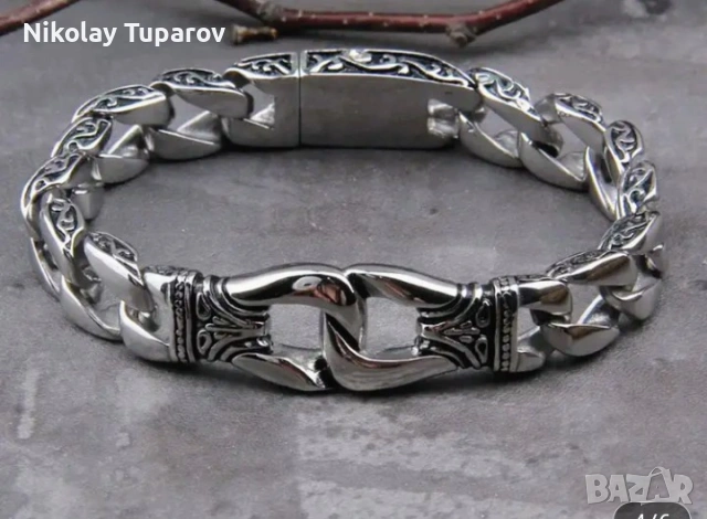 Гривни медицинска стомана цена за брой , снимка 4 - Гривни - 54687995