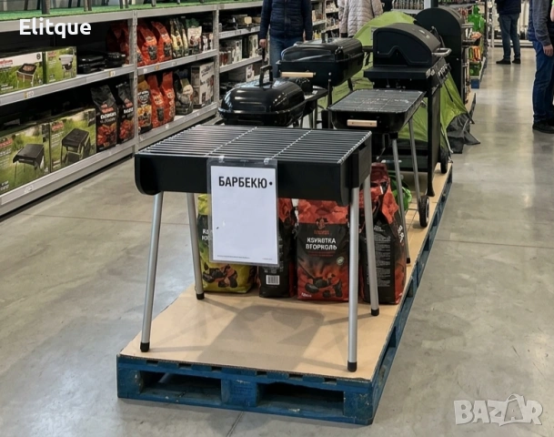 Метално барбекю на дървени въглища LAMARQUE LSQ-4831