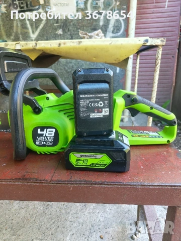 акумулаторна резачка greenworks , снимка 2 - Градинска техника - 54658185