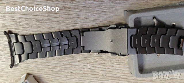 Титаниева каишка съвместима с Galaxy Watch 7 Ultra – 47mm, снимка 2 - Каишки за часовници - 55133062