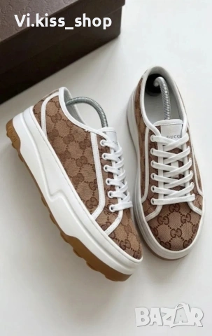 Нови обувки Gucci , снимка 2 - Маратонки - 50151719
