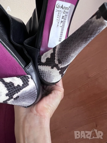 Дамски обувки естествена кожа GiAnni, снимка 6 - Дамски елегантни обувки - 55498694