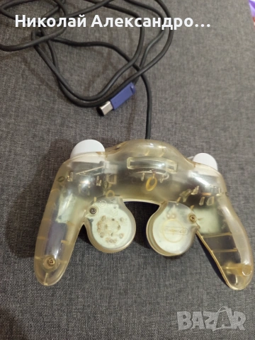Purple/Clear джойстик за Nintendo GameCube, снимка 2 - Аксесоари - 55086968