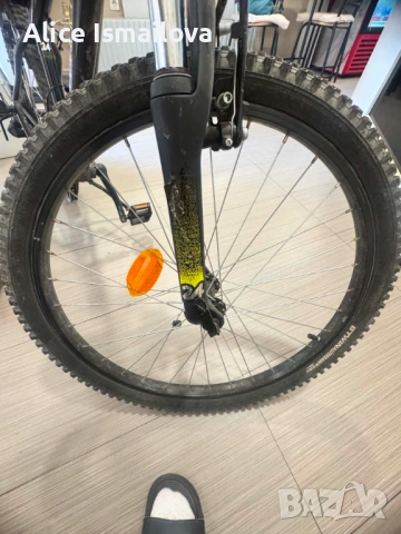 Детски велосипед Rockrider mtb 500, 24", черен, за ръст 135-150 см, снимка 5 - Велосипеди - 54689223