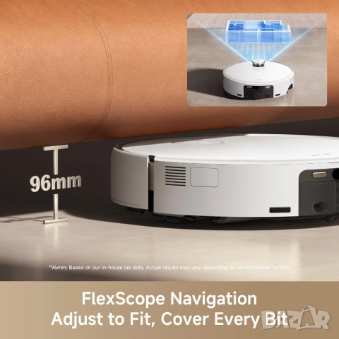 Робот Прахосмукачка + Станция MOVA Z60 Ultra Roller 26 000 Pa, HydroForce Wash, Самоизпразване, Flex, снимка 4 - Прахосмукачки - 54171815