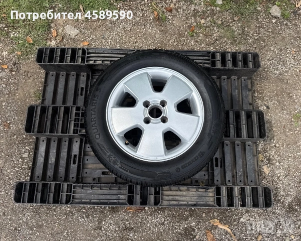 НОВО Резервна гума+АЛУМИНИЕВА ДЖАНТА 15цола 4x100 за Opel,Chevrolet,Fiat, снимка 4 - Гуми и джанти - 55283507