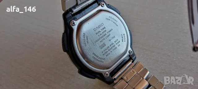 Мъжки часовник Casio W-753 TIDE GRAPH, снимка 2 - Мъжки - 55424853