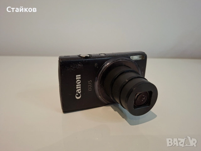 Цифров фотоапарат Canon IXUS 155 20.1MP черен, тестван, пълен работен комплект