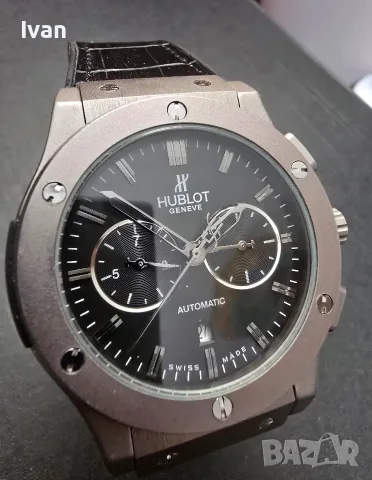 Hublot мъжки часовник автоматик, снимка 18 - Луксозни - 55509643