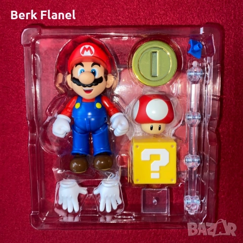Екшън фигурка на Super Mario от S.H Figuarts, ЕДИНСТВЕНА В БЪЛГАРИЯ, снимка 5 - Колекции - 54357484