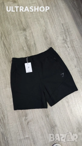 НОВИ Gymshark M size slim fit мъжки къси Tech панталони, снимка 6 - Къси панталони - 54840702