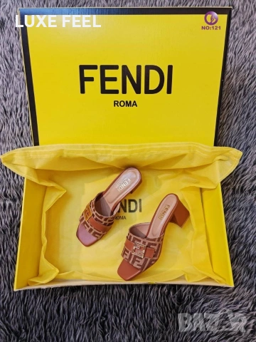 Fendi 💎 Tory Burch 💎Дамски Чехли , снимка 5 - Чехли - 54915569