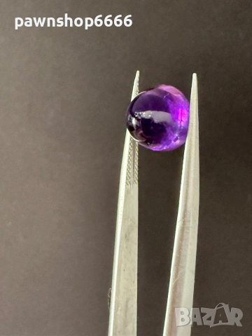 Естествен аметист кабошон – 5.785 ct – Наситен виолетов цвят