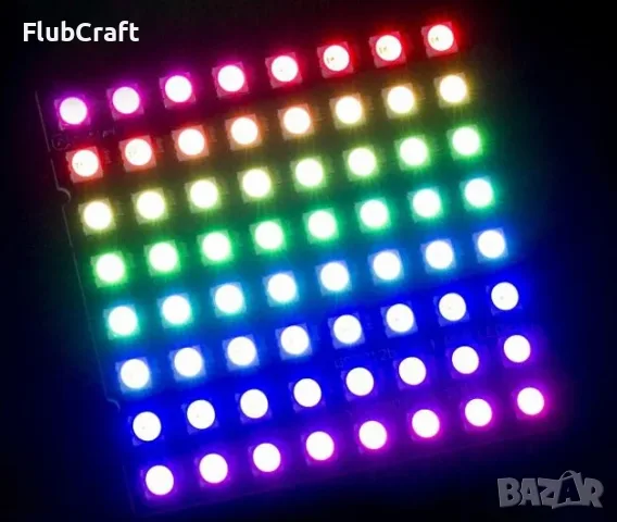 CJMCU 64-битова 8×8 RGB LED платка