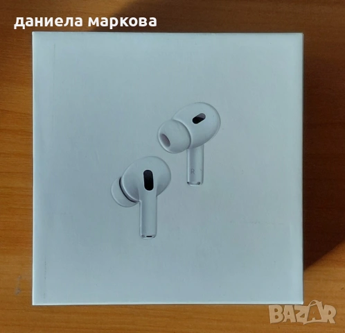 Продавам нови, неразопаковани безжични слушалки Apple AirPods Pro 2 MagSafe, бял цвят