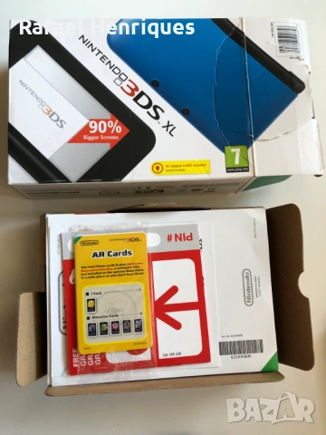 Nintendo 3DS XL с оригинална кутия и ръководства, снимка 4 - Nintendo конзоли - 54332704