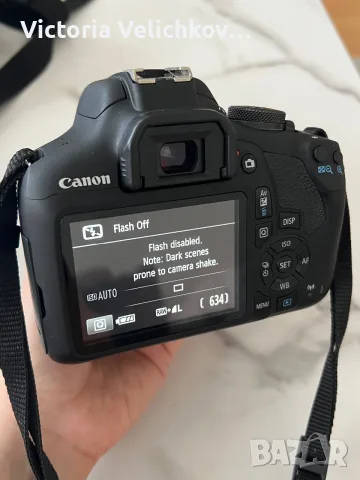 Фотоапарат Canon EOS 2000D, снимка 5 - Фотоапарати - 55302124