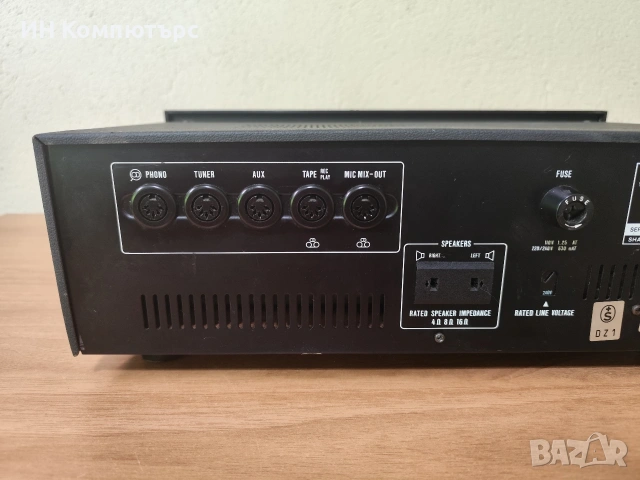 Продавам ретро стерео усилвател Sharp SM-1122H, снимка 8 - Ресийвъри, усилватели, смесителни пултове - 54319253