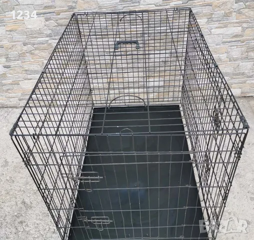 голяма метална клетка за куче 106x70x76см за транспорт и стационар , снимка 6 - За кучета - 55321383