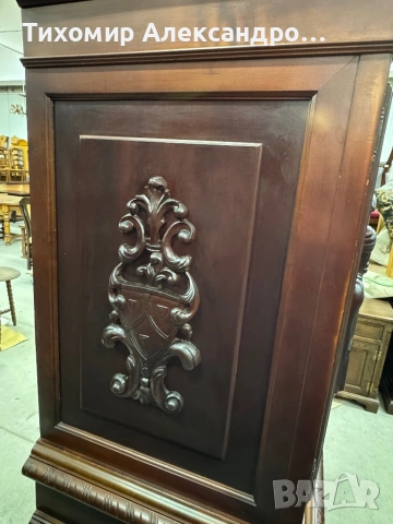 Уникален бар - шкаф от дъбов масив, снимка 6 - Шкафове - 54118202