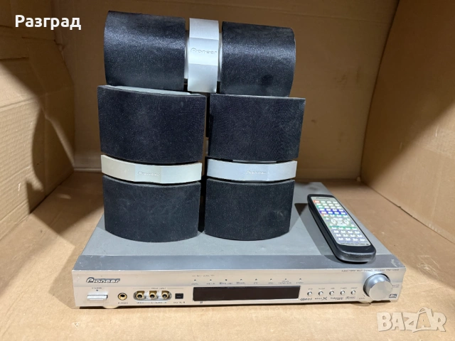 Ресийвър Pioneer VSX-C300 с дистанционно и колони