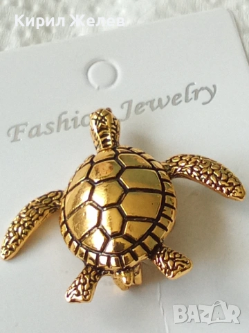 Бронзова фигурка на 🐢 костенурка 11271, снимка 2 - Колекции - 54177518