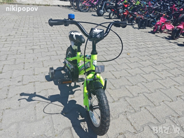 BG Детски велосипед 12" SAMURAJ жълт, снимка 4 - Велосипеди - 54334103