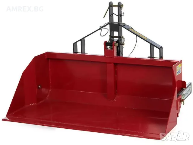 Заден товарачен кош GeoTech 100 см за трактор | 300 кг, снимка 2 - Селскостопанска техника - 55348702