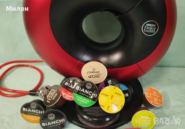 Кафемашина с гаранция 1 година Delonghi Automat Eclipse NESCAFÉ® Dolce Gusto Red, снимка 3 - Кафемашини - 55670235