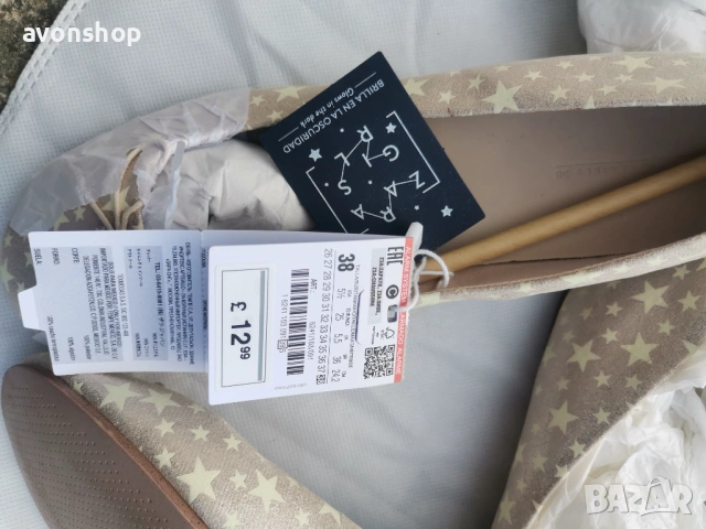 Zara 38, нови обувки, glows in the dark, снимка 3 - Детски обувки - 54385527