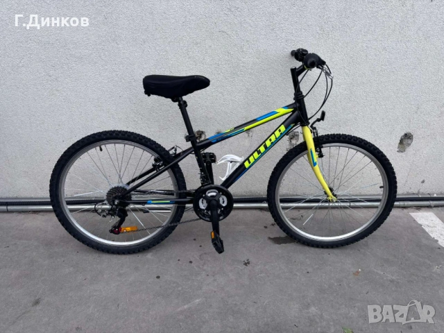 Продавам Детски / Юношески велосипед Ultra Storm 24" (21 скорости) – Като нов!