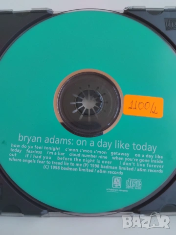 Bryan Adams – On A Day Like Today - матричен диск музика