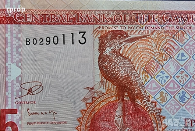 Гамбия.
5 даласи.
2015 година.UNC., снимка 2 - Нумизматика и бонистика - 47948960