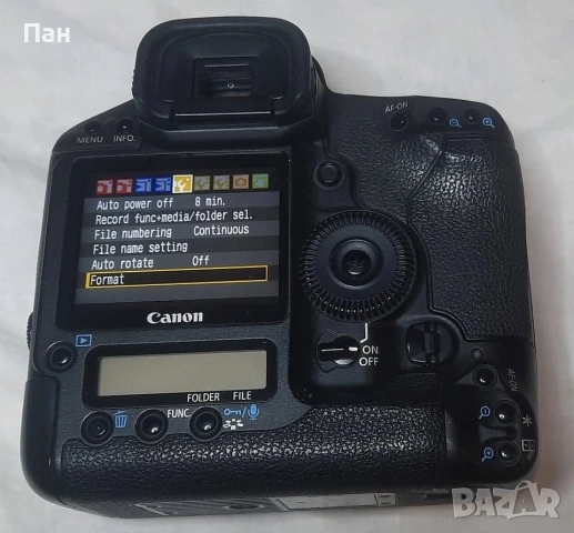 Професионален фотоапарат Canon 1D Mark III, снимка 2 - Фотоапарати - 54514636