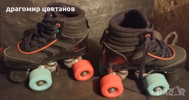 Ролкови кънки за деца Quad 100 цвят черен в отлично състояние- номер/размер 31, снимка 7 - Ролери, кънки - 54835661