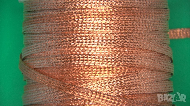 1M 3mm Solder Wick ЧИСТА медна оплетка без флюс, за попиване на пропой тинол, снимка 10 - Друга електроника - 54304832