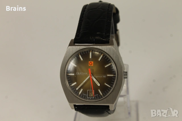 1960's CERTINA Argonaut 280 Швейцарски Стоманен Часовник 17 Jewels